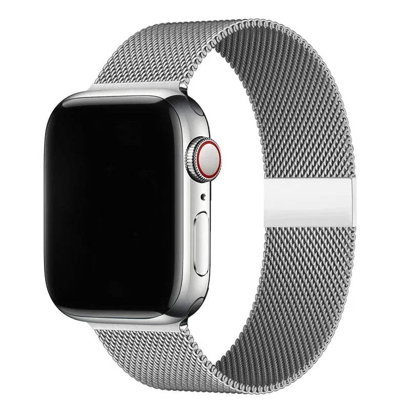 Pulsera Milanese Loop Metalizada Para Apple Watch