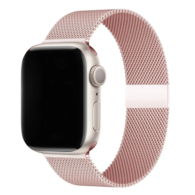 Pulsera Milanese Loop Metalizada Para Apple Watch