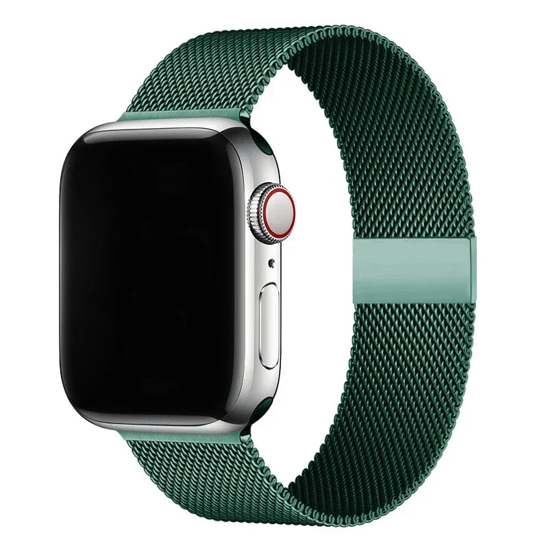 Pulsera Milanese Loop Metalizada Para Apple Watch