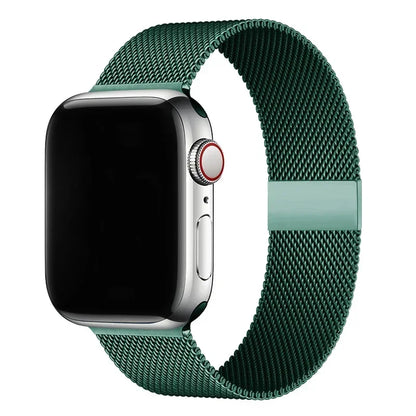 Pulsera Milanese Loop Metalizada Para Apple Watch