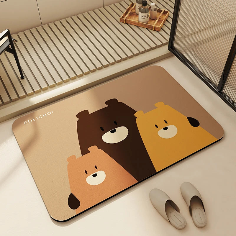 Alfombra de hogar y baño premiun antideslizante y hiper absorbente