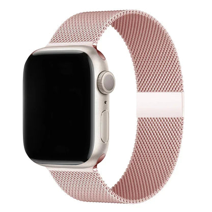 Pulsera Milanese Loop Metalizada Para Apple Watch